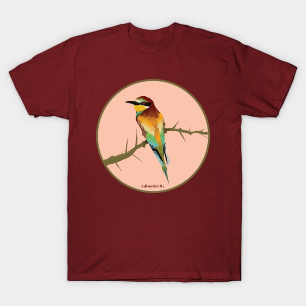 Euroasian Bee Eater T-Shirt by tattts